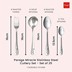 Picture of Parage Miracle Stainless Steel Cutlery Set- Set of 25 (Contains: 6 Spoons, 6 Forks, 6 Tea Spoons, 6 Soup Spoons, 1 Stand), Cutlery Set for Dining Table Stylish, Silver